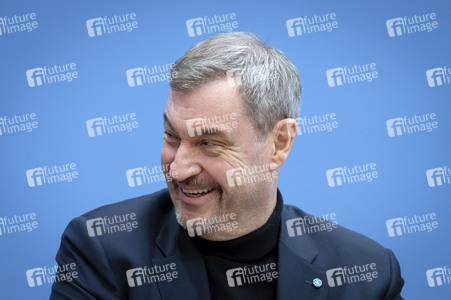 Bundespressekonferenz '3 Löwen Allianz' in Berlin