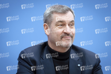 Bundespressekonferenz '3 Löwen Allianz' in Berlin