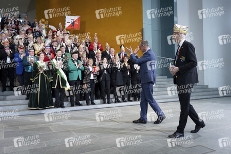 Karnevalsempfang im Bundeskanzleramt in Berlin