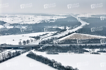 Eisbildung am Mittellandkanal in Hannover