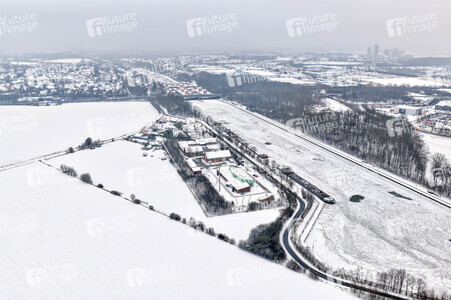 Eisbildung am Mittellandkanal in Hannover