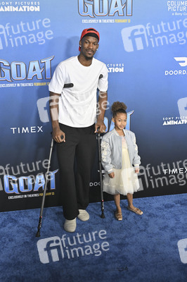 Filmpremiere 'G.O.A.T. - Bock auf große Sprünge' in Los Angeles