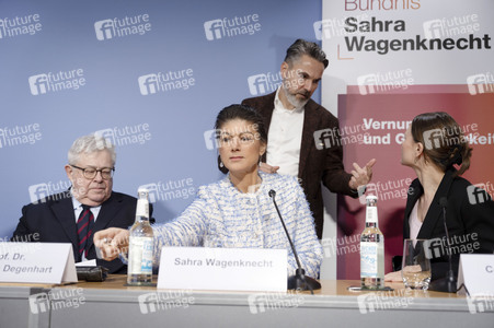 Pressekonferenz des BSW zur Einreichung der Wahlprüfungsbeschwerde in Berlin