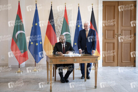 Empfang des Präsidenten der Malediven in Berlin