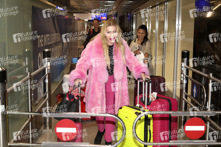 Rückkehr aus dem Dschungel-Camp 2026 auf dem Flughafen Frankfurt am Main