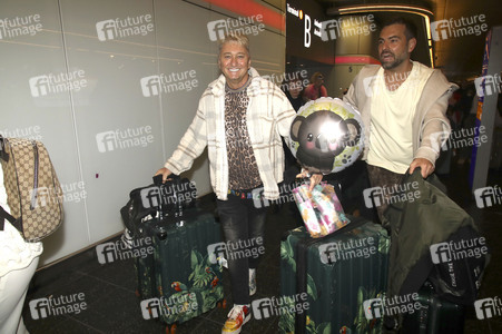 Rückkehr aus dem Dschungel-Camp 2026 auf dem Flughafen Frankfurt am Main