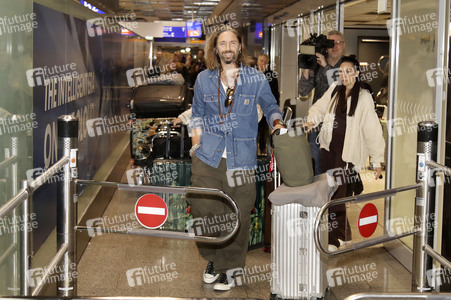 Rückkehr aus dem Dschungel-Camp 2026 auf dem Flughafen Frankfurt am Main