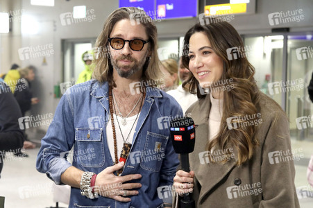 Rückkehr aus dem Dschungel-Camp 2026 auf dem Flughafen Frankfurt am Main