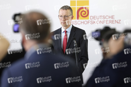 Auftakt-Pressekonferenz zur Frühjahrsollversammlung der Deutschen Bischofskonferenz in Würzburg