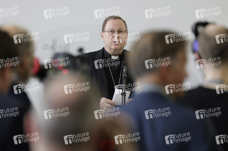 Auftakt-Pressekonferenz zur Frühjahrsollversammlung der Deutschen Bischofskonferenz in Würzburg