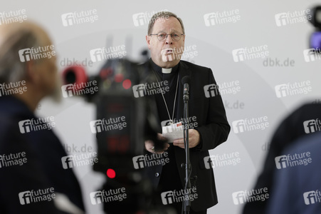Auftakt-Pressekonferenz zur Frühjahrsollversammlung der Deutschen Bischofskonferenz in Würzburg