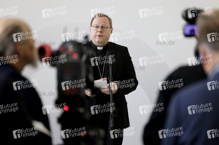 Auftakt-Pressekonferenz zur Frühjahrsollversammlung der Deutschen Bischofskonferenz in Würzburg