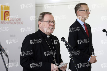 Auftakt-Pressekonferenz zur Frühjahrsollversammlung der Deutschen Bischofskonferenz in Würzburg