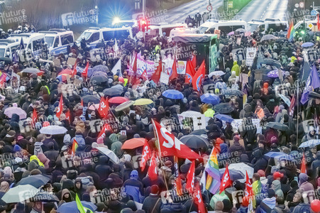 Auftritt von Björn Höcke in Düsseldorf