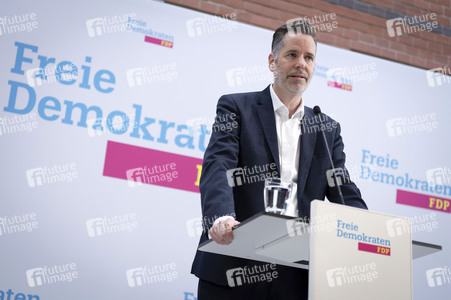 Pressekonferenz mit Christian Dürr in Berlin