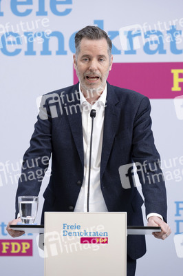 Pressekonferenz mit Christian Dürr in Berlin