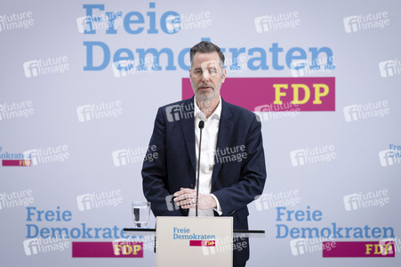 Pressekonferenz mit Christian Dürr in Berlin