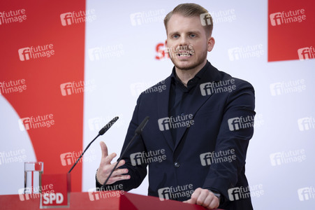 Pressekonferenz nach der SPD Gremiensitzung in Berlin