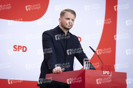 Pressekonferenz nach der SPD Gremiensitzung in Berlin