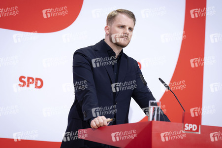 Pressekonferenz nach der SPD Gremiensitzung in Berlin