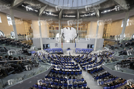Trauerstaatsakt im Bundestag für Rita Süssmuth in Berlin