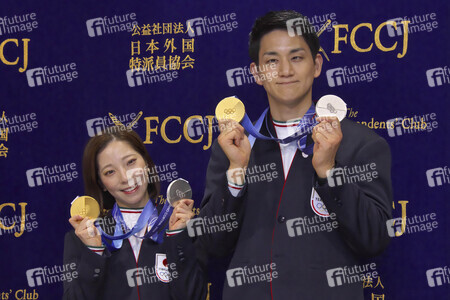 Pressekonferenz mit Riku Miura und Ryuichi Kihara in Tokio