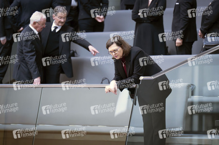 Trauerstaatsakt im Bundestag für Rita Süssmuth in Berlin