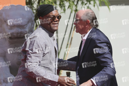 Hand and Footprint Ceremony mit John Davis in Los Angeles