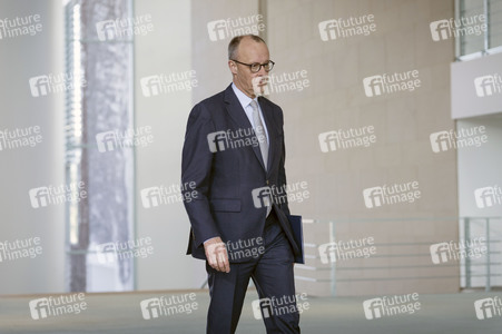 Pressestatement von Friedrich Merz in Berlin