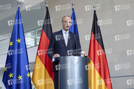 Pressestatement von Friedrich Merz in Berlin