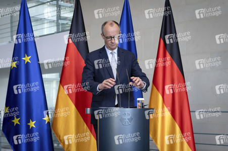 Pressestatement von Friedrich Merz in Berlin