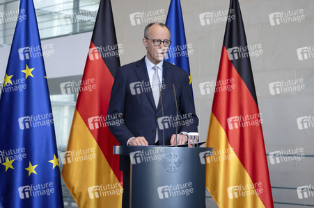 Pressestatement von Friedrich Merz in Berlin