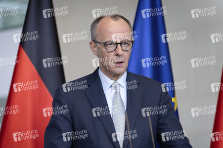 Pressestatement von Friedrich Merz in Berlin