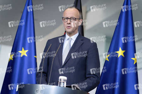 Pressestatement von Friedrich Merz in Berlin