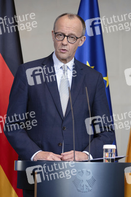 Pressestatement von Friedrich Merz in Berlin