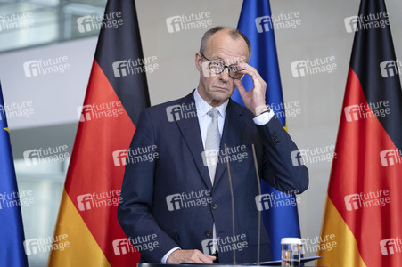 Pressestatement von Friedrich Merz in Berlin