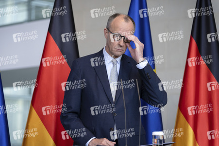 Pressestatement von Friedrich Merz in Berlin