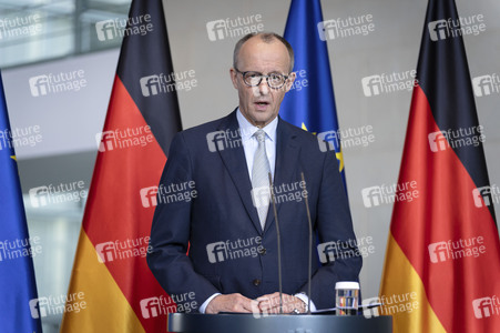 Pressestatement von Friedrich Merz in Berlin