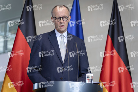 Pressestatement von Friedrich Merz in Berlin