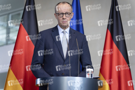 Pressestatement von Friedrich Merz in Berlin