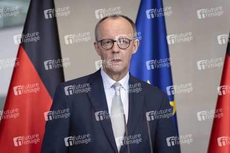 Pressestatement von Friedrich Merz in Berlin