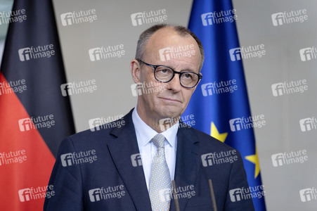 Pressestatement von Friedrich Merz in Berlin
