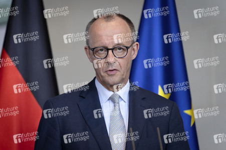 Pressestatement von Friedrich Merz in Berlin