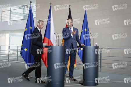 Empfang des Ministerpräsidenten der Tschechischen Republik in Berlin