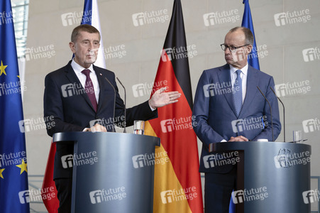 Empfang des Ministerpräsidenten der Tschechischen Republik in Berlin