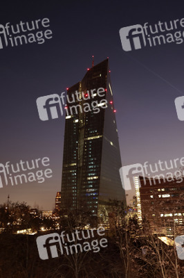 Die Europäische Zentralbank in Frankfurt