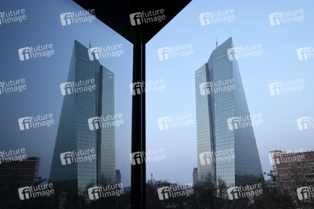 Die Europäische Zentralbank in Frankfurt
