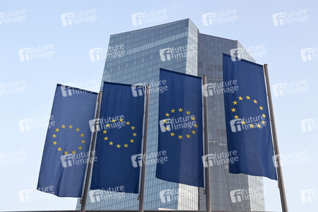Die Europäische Zentralbank in Frankfurt