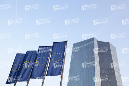 Die Europäische Zentralbank in Frankfurt