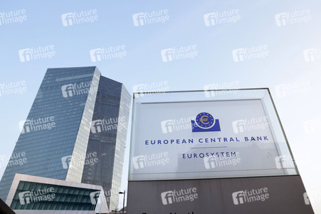Die Europäische Zentralbank in Frankfurt